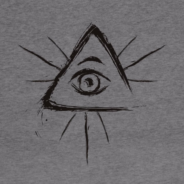 All Seeing Eye Symbol - You Decide the Meaning by Ink in Possibilities